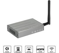 Auto TV Stick Wifi allecast Miracast DLNA Airplay CVBS Auto Multimedia Display Dongle Mirror Box pour ISO Andriod C1 noir
