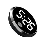 Auto Uhren Für Armaturenbrett | Kleine Digitale LED-Uhr Mit Touch-Bedienung | Beleuchtete Mini-Uhrs Fürr Fahrzeug Haus Reise Büro Kühlschrank Klassenzimmer Schlafzimmer Dekoration