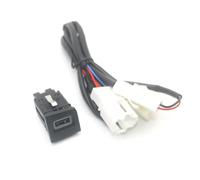 Auto USB AUX Jack Socket Centre Port USB Compatible Avec VW Pour CC Pour Magotan B6 Voiture QC3.0 Prise D'interface Téléphone Charge Rapide Rapide Adaptateur Câble Chargeur