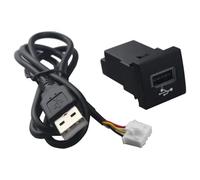 Auto USB AUX Jack Socket Prise USB AUX Pour Console Compatible Avec VW Pour Golf 6 Pour Scirocco 2006-2012 Adaptateur D'entrée Câble D'interface Audio U-disk Flash