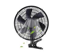 Auto Vent Clip - Portable Car Fan, Speed Air Circulation with Power Use, Clip Fan, Quiet Cooling System, Adjustable Clamp Design for Vehicle Van Truck SUV RV Auto Sedan Boat Interior Comfort
