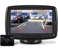 AUTO-VOX TD2 Caméra de Recul Numérique sans Fil, Camera de Recul Voiture avec Ecran LCD 4,3", Etanche IP68, Vision Nocturne, avec Antenne Intégrée, Facile à Installer