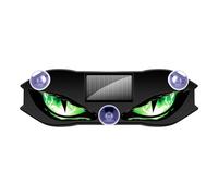 Auto Warning Beacon - Solar Powered Devil Eye Glow, Triangle Window Light