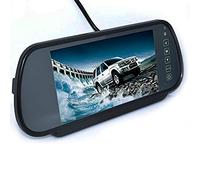 Auto Wayfeng WF® Ecran LCD de 7 "pour Voiture Ecran LCD pour rétroprojecteur 800x480, 12V / 24V pour caméscope 2 entrées RCA pour caméra de recul/Vue arrière/Lecteur DVD/multimédia