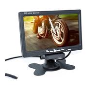 Auto Wayfeng WF, Ecran TFT LCD 7'' (17,8 cm) avec LED Rétroéclairage et Support DVD Magnétoscope pour Voiture Noir