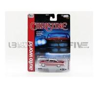 AUTO WORLD 1-64 - PLYMOUTH Fury - Christine - 1958 - Red / White - AWSS6401 G