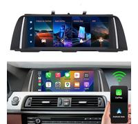 AUTOABC Sans Fil CarPlay/Android Auto 10,25 Multimédia Radio Écran Tactile pour BMW Série 5 F10/F11 2010-2012 CIC AirPlay/Autolink/USB HD 1920 x 720