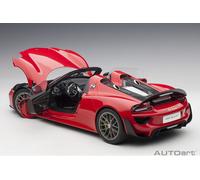AUTOART 1/12 Porsche 918 Spyder 2013 Weissach Package Rouge