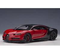 AUTOart 70996 - 1/18 Bugatti Chiron Sport (Italien Rouge / Carbone) - Neuf
