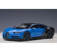 AUTOart 70997 - 1/18 Bugatti Chiron Sport ( de France Course Bleu / Carbone)