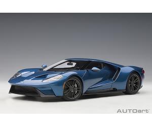 AUTOart 72942 - Modèle Réduit Ford GT 2017 1/18 Liquid Blue - Neuf