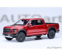 AUTOart 72948 1/18 Ford F-150 Raptor Supercrew 2019 Rouge Ruby - Neuf