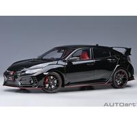 AUTOart 73222 - 1/18 Honda Civic Type R (FK8) 2021 (Noir Cristal Perle) - Neuf