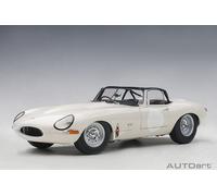 AUTOart 73649 - Modèle Réduit 1/18 Jaguar Lightweight E-Type - Blanc - Neuf