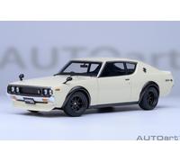 AUTOart 77467 - 1/18 Nissan Skyline 2000 Gt-R (KPGC110) Tuned Différentes (Blanc