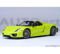 AUTOart 77921 - 1/18 Porsche 918 Spyder Paquet de Weissach (Acid Vert) - Neuf