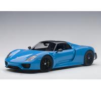 AUTOart 77924 - 1/18 Porsche 918 Spyder (2013) - Riviera Bleu