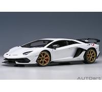 Autoart 79217 - 1/18 Lamborghini Aventador SVJ (Bianco Asopo) - Neuf