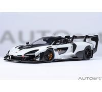 AUTOart 81953 - Modèle Auto 1:18 McLAREN SENNA GTR (Silica White) 2019 Neuf