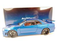 Autoart Nissan Nismo GT-R R34 Z-Tune Bayside Blue 1/18 77462
