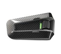 Autobahn88 Kit de protection pour casque Bluetooth pour moto, compatible avec Cardo Packtalk Edge (style : fibre de carbone PE-noir)