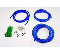 Autobahn88 le kit de bricolage en silicone Hair Vacuum Hose Up de la salle des machines, compatible avec Volkswagen (bleu)