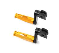Autobahn88 repose-pieds moto (avant - RACE-Type with 40mm-Extension), compatible avec Ducati Multistrada 1000 /DS (All Year) (Gold)