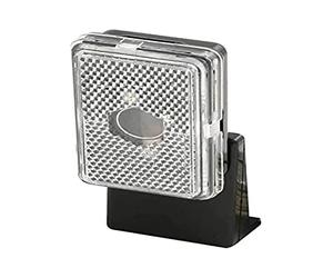 AUTOBEST 10618 - Feu Position Avant - Support Caoutchouc - Rectangulaire - Idéal pour signaler Le gabarit de Votre remorque