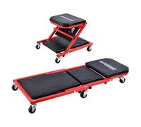 Autobest Chariot de Garagiste et siège mécanicien 2 en 1