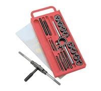 Autobest Coffret 20 pièces 9 tarauds, 9 filières, Acier au tungstène