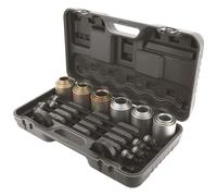 Autobest Coffret de Montage démontage Silent Bloc - 26 pièces - 4 tiges de Pression - Douilles de Pression - Plaques d'appui et Pression