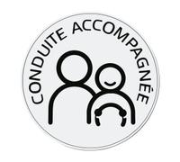 AUTOBEST - Disque conduite accompagnée magnétique - Réf. 247341