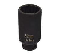 Autobest Douille à choc 32 mm - 12 pans