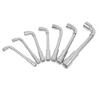 AUTOBEST - Jeu de 7 clés à pipe débouchée 7 à 17 mm - Réf. 328171