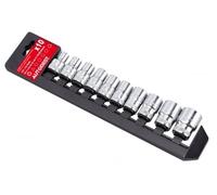 AUTOBEST - Lot de 10 douilles multi-empreintes carré 1/2 - Réf. 324121