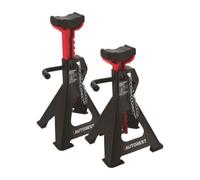 AUTOBEST - Lot de 2 chandelles fixes 2 tonnes à crémaillères AUTOBEST - Réf. 322491