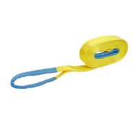 Autobest Sangle de traction 6 tonnes – 10 m x 50 mm – légère, extensible – 4x4, 2 boucles