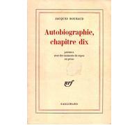 Autobiographie, chapitre dix Jacques Roubaud (Auteur)