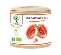 Autobronzant Naturel - Bioptimal - Complément Alimentaire - Activateur Accélérateur De Bronzage De La Peau- 100% Poudre Urucum Bio - Gélule Vegan - Fabriqué En France - Certifié Ecocert - 60 Gélules