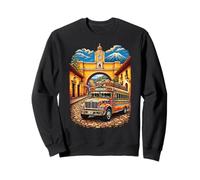 Autobus à Poulet du Guatemala Antigua Chapin Quetzal Guate Tikal 502 Sweatshirt