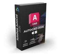AutoCAD 2026 - Licence Officielle 3 Ans - Activation Immédiate sur Compte Personnel - Version Complète (PC/Mac)