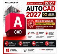 Autocad 2027 Licence Autodesk Perpétuelle - Ia Générative Incluse : Dessinez 3x Plus Vite - Assistant De Conception Intelligent - Envoi Rapide