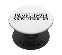 Autochtone Européen Natif (Patriote) PopSockets PopGrip Adhésif