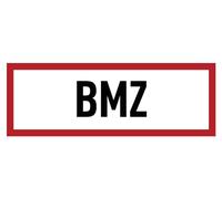 Autocollant : 105 x 297 mm, 1 pièce - BMZ - Centre de détecteur d'incendie - Panneau de signalisation sur dispositif de protection incendie et instructions d'utilisation - DIN 4066 - D1