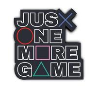 Autocollant : 200 mm, 1 pièce - Just One More Game Mega Gamer Wall Sticker