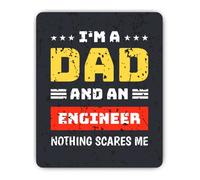 Autocollant : 300 mm, 1 pièce - I'M A DAD AND AN ENGINEER NOTHING SCARES ME MEGA TECHNIQUE