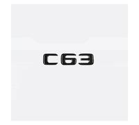 Autocollant 3D ABS avec Lettres de Coffre de Voiture, Badges Autocollants compatibles avec Classe C C43 C53 C63 C200 C260 C300 W204 W205(C63)