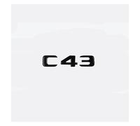 Autocollant 3D ABS avec Lettres de Coffre de Voiture, Badges Autocollants compatibles avec Classe C C43 C53 C63 C200 C260 C300 W204 W205(C43)