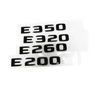 Autocollant 3D ABS chromé for coffre arrière de voiture, emblème for E200, E260, E300, E320(Glossy Black,E 450)