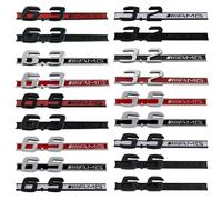 Autocollant 3d Abs Pour Garde-Boue Latéral De Voiture, 1 Pièce, Emblème De Décoration, Accessoires De Rénovation Automobile Pour Mercedes Benz 3.2 5.5 6.3 6.5 Amg Badge-Argent Noir-3.2amg